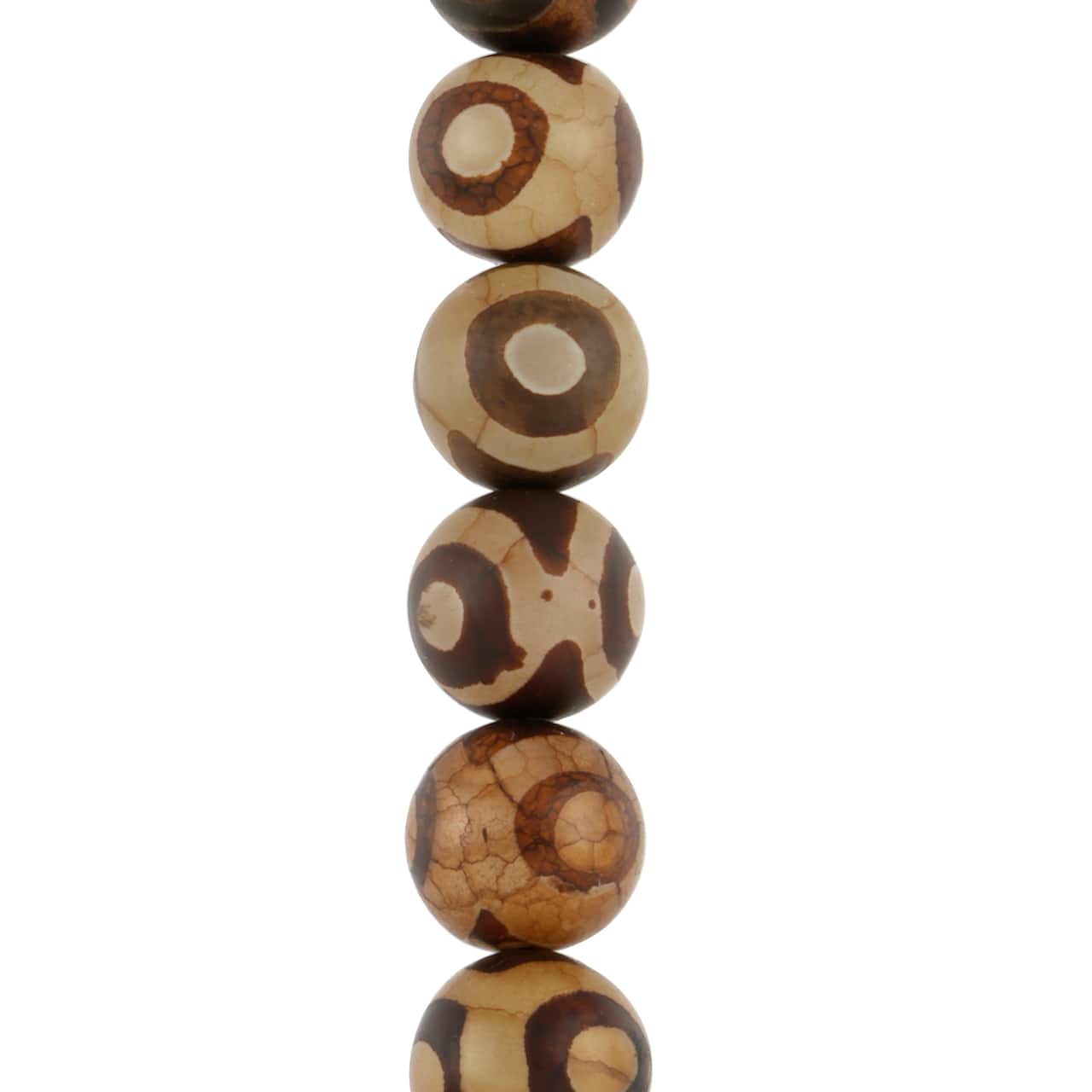 6 Packs: 10 ct. (60 total) Brown Agate Round Beads, 11mm by Bead Landing™